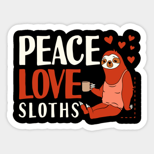 Sloth Coffee Sticker